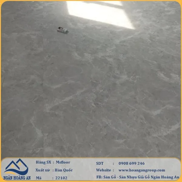 Sàn Nhựa Giả Bê Tông Giả Vân Đá MsFloor 22102 Dày 2mm