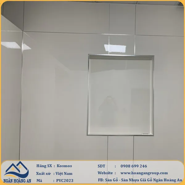 Tấm Nhựa Ốp Tường Giả Vân Đá Kosmos PVC2023 Dày 2.8mm