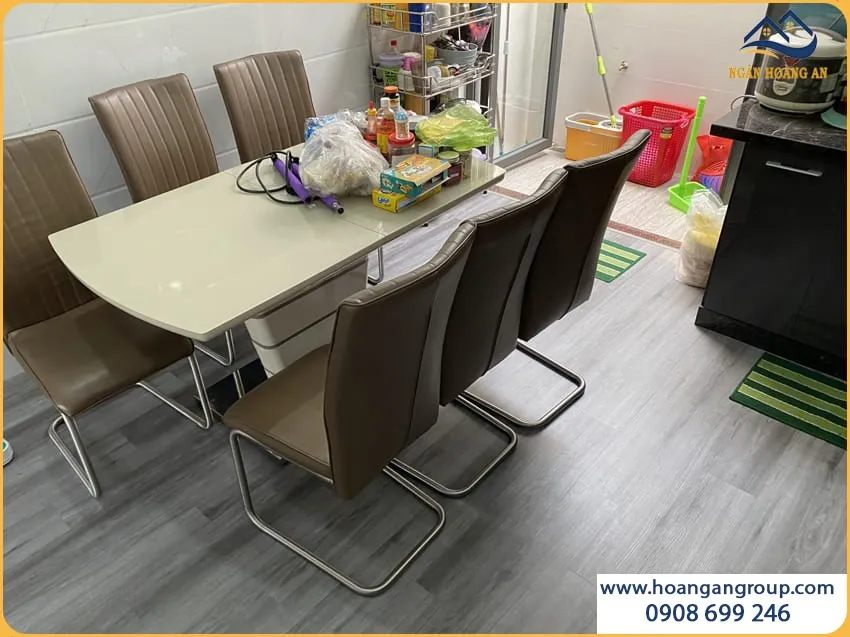 Sàn Nhựa Giả Gỗ Dán Keo 3mm Vinyl Floor W302