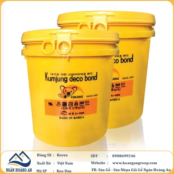 Keo Dán Sàn Nhựa Thùng 10Kg