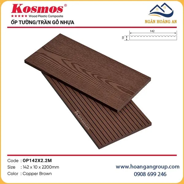 Thanh Lam Đa Năng Gỗ Nhựa Ngoài Trời Kosmos OP142X10