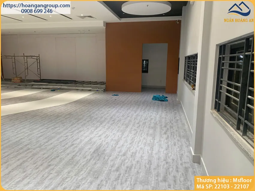 Sàn Nhựa Giả Bê Tông Giả Vân Đá MsFloor 22107 Dày 2mm