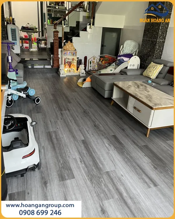 Sàn Nhựa Giả Gỗ Dán Keo 3mm Vinyl Floor W302
