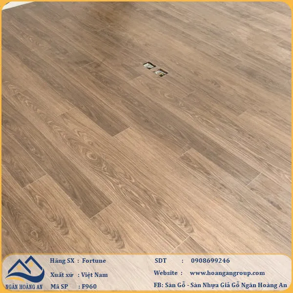 Sàn Gỗ Công Nghiệp  Fortune F960 Dày 12mm