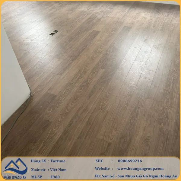 Sàn Gỗ Công Nghiệp  Fortune F960 Dày 12mm
