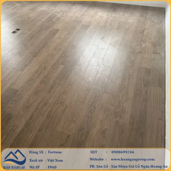 Sàn Gỗ Công Nghiệp  Fortune F960 Dày 12mm