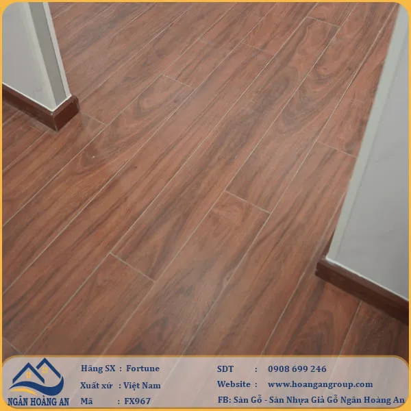 Sàn Gỗ Công Nghiệp  Fortune F967 Dày 12mm