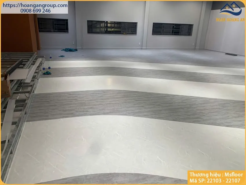 Sàn Nhựa Giả Bê Tông Giả Vân Đá MsFloor 22103 Dày 2mm