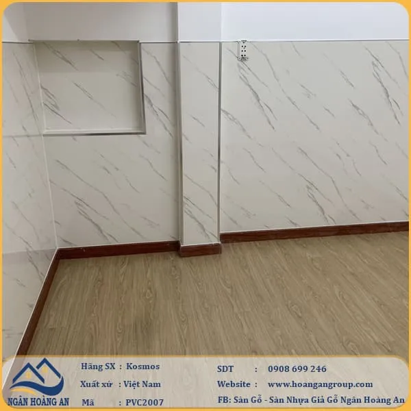 Ốp Tường PVC Giả Đá Kosmos PVC2007 Dày 2.8mm
