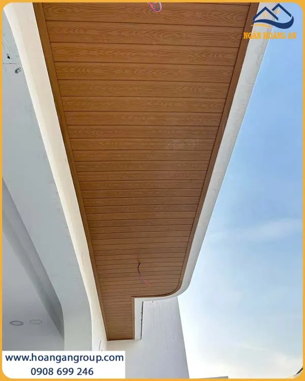 Tấm Ốp Gỗ Nhựa Ngoài Trời Hobi Wood Phủ ASA OPASA 001
