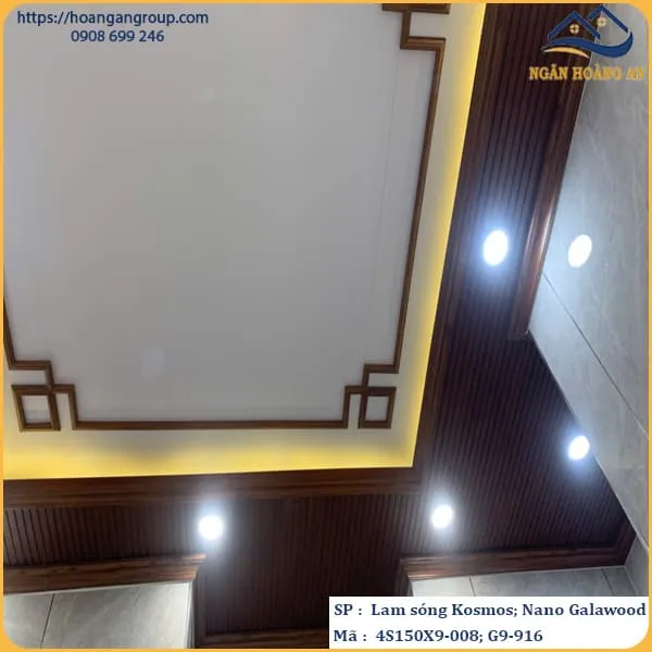 Tấm Nhựa Ốp Tường Nano Màu Trắng Galawood G9-916M