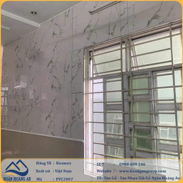Ốp Tường PVC Giả Đá Kosmos PVC2007 Dày 2.8mm