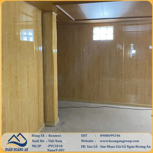 Tấm Nhựa Ốp Tường PVC Giả Vân Đá Kosmos PVC2018 Dày 2.8mm