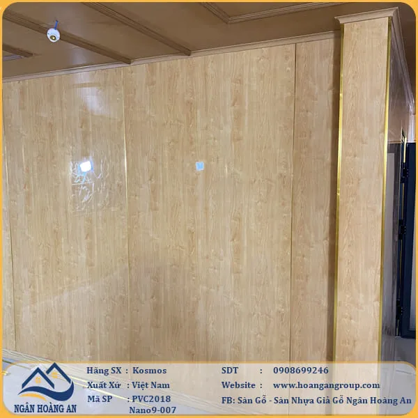 Tấm Nhựa Ốp Tường PVC Giả Vân Đá Kosmos PVC2018 Dày 2.8mm