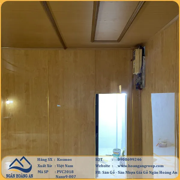Tấm Nhựa Ốp Tường PVC Giả Vân Đá Kosmos PVC2018 Dày 2.8mm