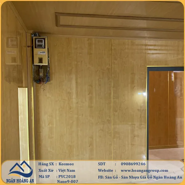 Tấm Nhựa Ốp Tường PVC Giả Vân Đá Kosmos PVC2018 Dày 2.8mm