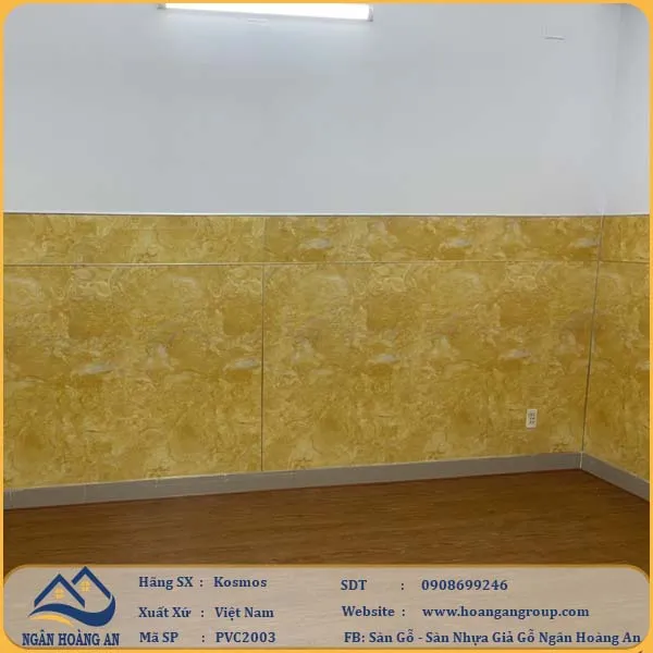 Ốp Tường PVC Giả Đá Kosmos PVC2003 Dày 2.8mm