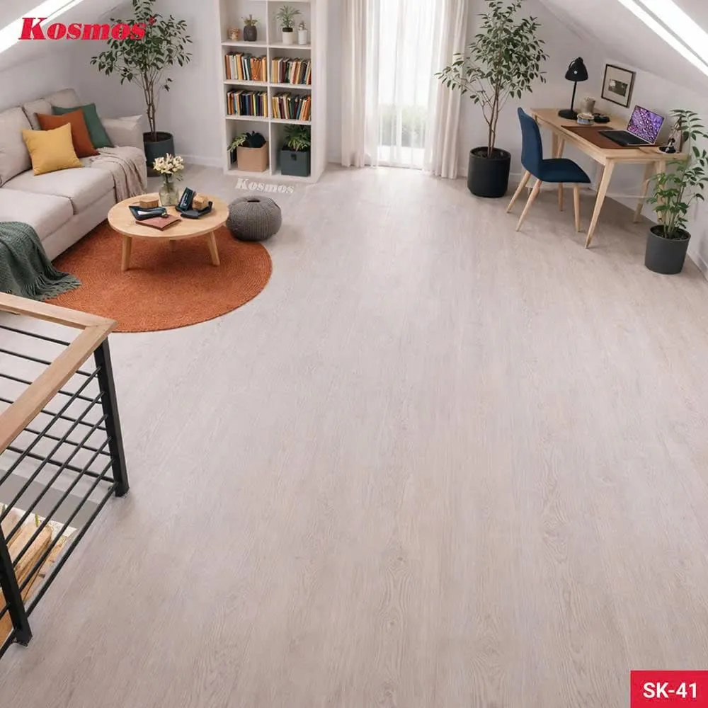 Sàn Nhựa Chịu Lực PVC Giả Gỗ Làm Gác Lửng  Kosmos SK41X3M