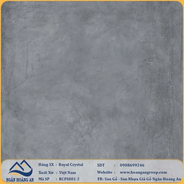 Sàn Đá Công Nghệ Hèm Khóa SPC Royal Crystal RCFS001-2