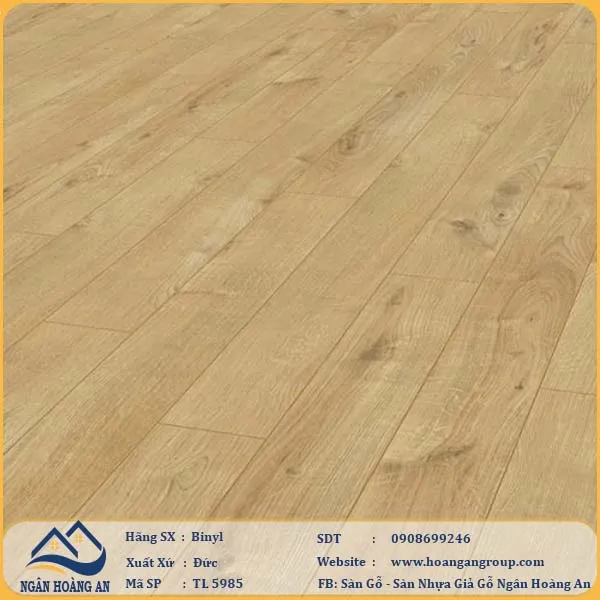 Sàn Gỗ Công Nghiệp Binyl TL5985 dày 8mm