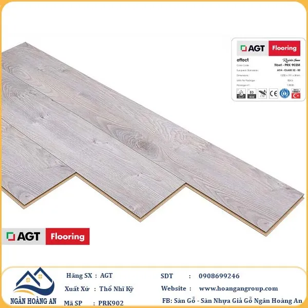 Sàn Gỗ Công Nghiệp AGT Effect PRK902 8mm