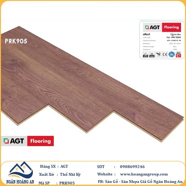 Sàn Gỗ Công Nghiệp AGT Effect PRK905 8mm