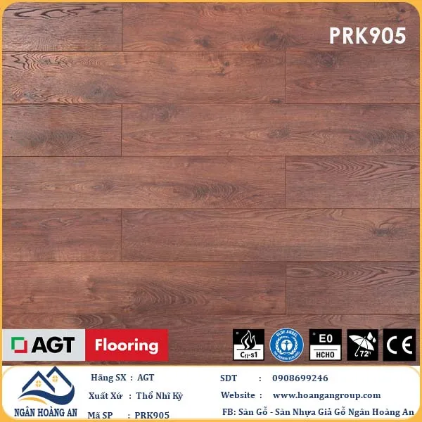 Sàn Gỗ Công Nghiệp AGT Effect PRK905 8mm