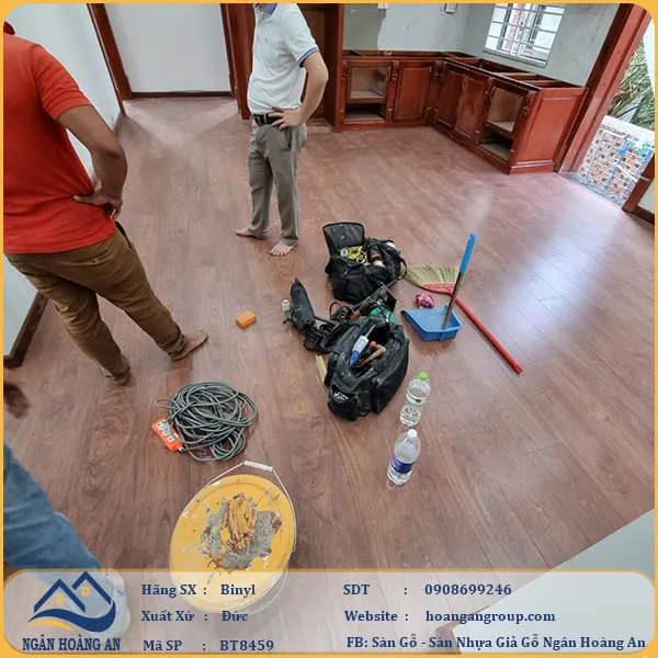 Sàn Gỗ Công Nghiệp Binyl TL8459 dày 8mm