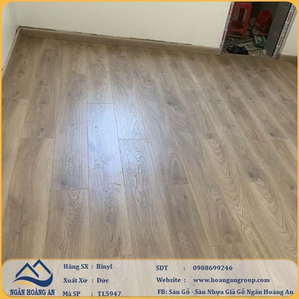 Sàn Gỗ Công Nghiệp Binyl TL5947 dày 8mm