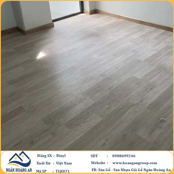 Sàn Gỗ Công Nghiệp Binyl TLK071 dày 8mm