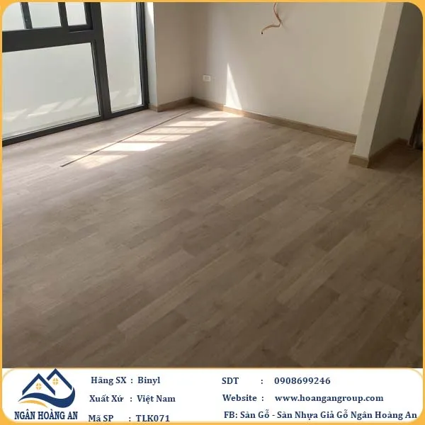 Sàn Gỗ Công Nghiệp Binyl TLK071 dày 8mm
