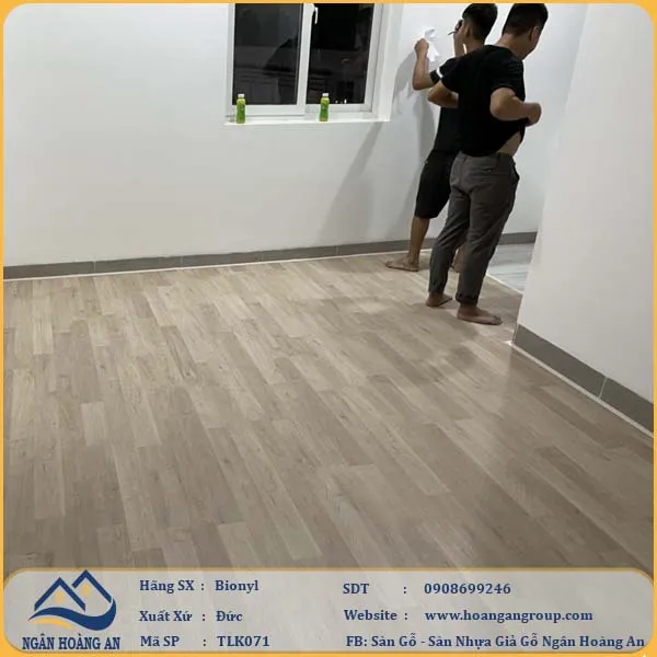Sàn Gỗ Công Nghiệp Binyl TLK071 dày 8mm