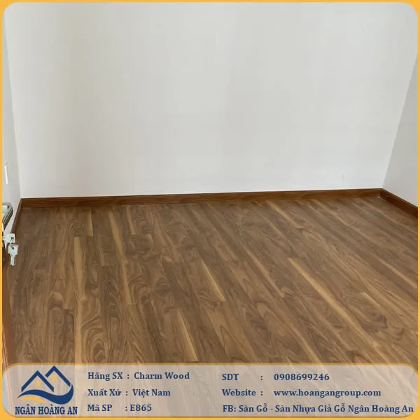 Sàn Gỗ Công Nghiệp Charm Wood E865 Dày 8mm