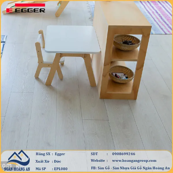 Sàn Gỗ Công Nghiệp Egger Aqua 8mm EPL080