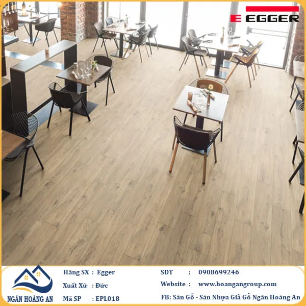 Sàn Gỗ Công Nghiệp Egger Aqua 12mm EPL018