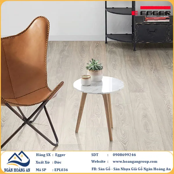 Sàn Gỗ Công Nghiệp Egger Aqua 12mm EPL036