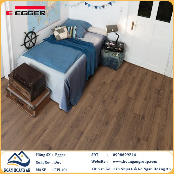 Sàn Gỗ Công Nghiệp Egger Aqua 12mm EPL101