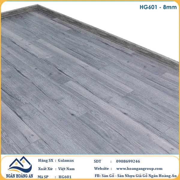 Sàn Gỗ Công Nghiệp Galamax HG601 Dày 8mm