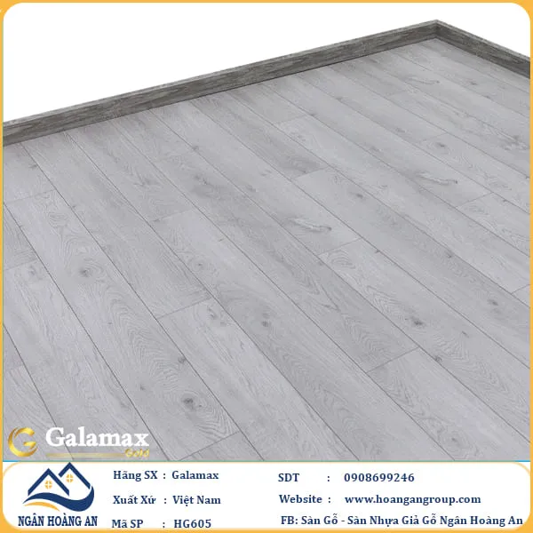 Sàn Gỗ Công Nghiệp Galamax HG605 Dày 8mm