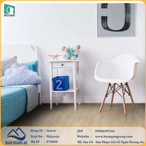 Sàn Gỗ Công Nghiệp Inovar ETS800 8mm