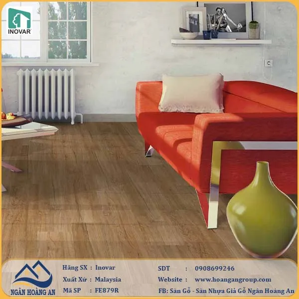 Sàn Gỗ Công Nghiệp Inovar FE879R 12mm