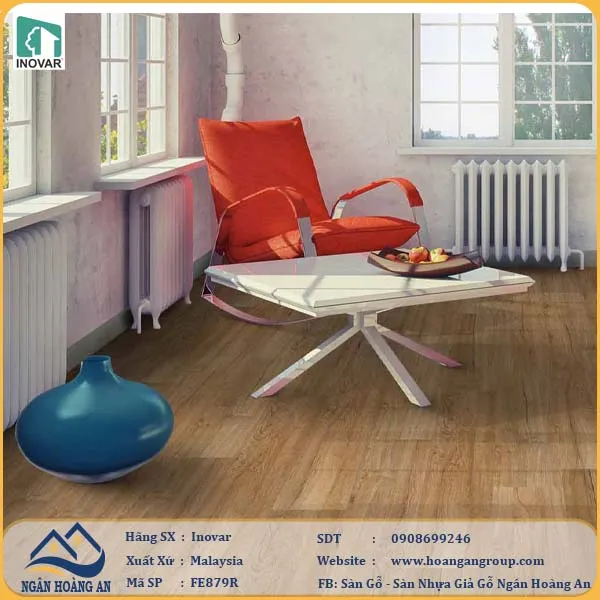Sàn Gỗ Công Nghiệp Inovar FE879R 12mm