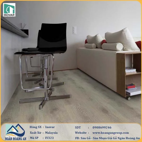 Sàn Gỗ Công Nghiệp Inovar IV323 8mm