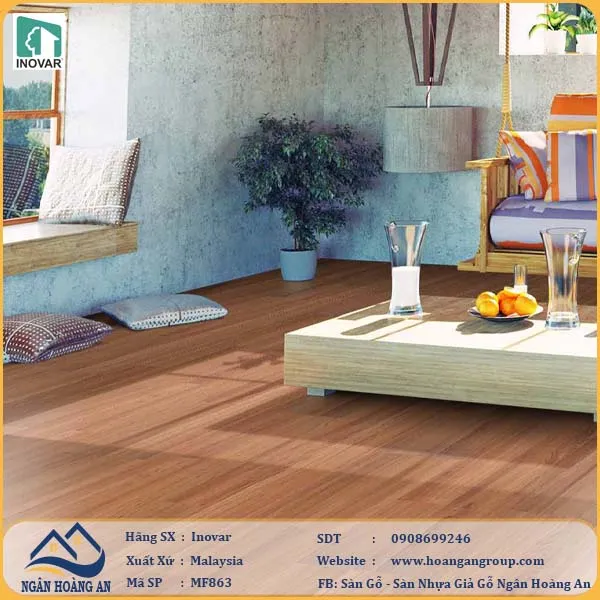 Sàn Gỗ Công Nghiệp Inovar MF863 8mm