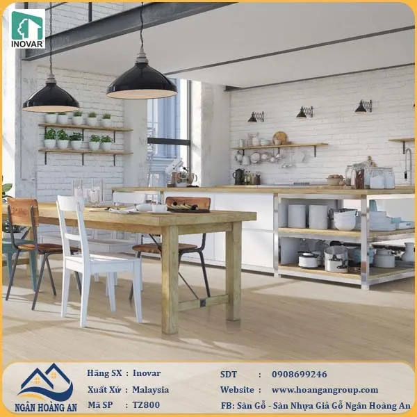 Sàn Gỗ Công Nghiệp Inovar TZ800 12mm