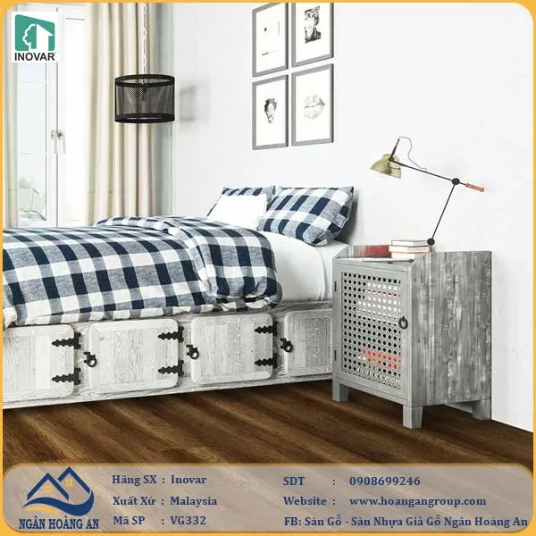 Sàn Gỗ Công Nghiệp Inovar VG332 12mm