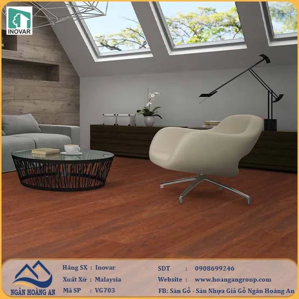 Sàn Gỗ Công Nghiệp Inovar VG703 12mm