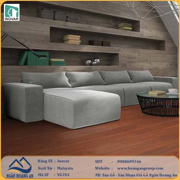 Sàn Gỗ Công Nghiệp Inovar VG703 12mm