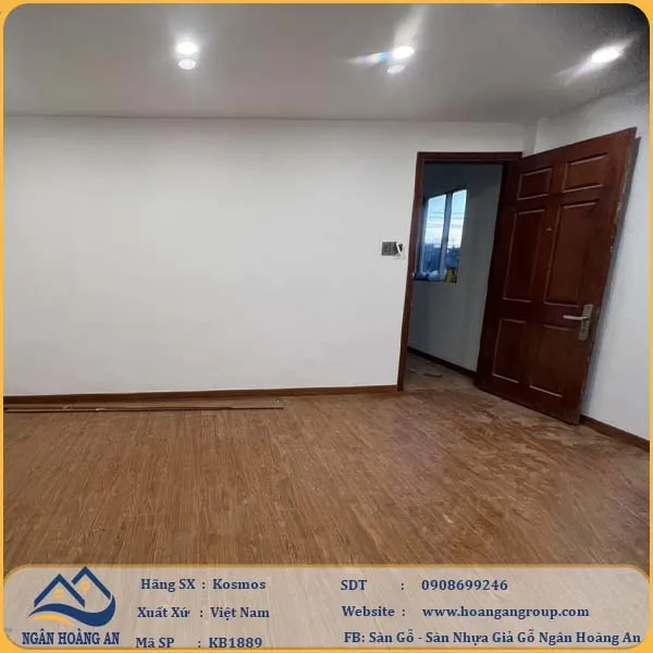 Sàn Gỗ Công Nghiệp KosMos Dày 12mm KB1889