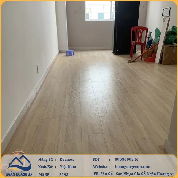 Sàn Gỗ Công Nghiệp KosMos Dày 8mm S293